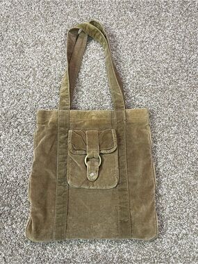 Vintage Y2K American Eagle Velvet Velour Tote Bag AEO Big Bag 2000s Soft Stylish